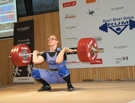 Julian Heidenbauer bei 180 kg umsetzen