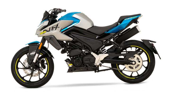 CFMOTO 125NK - Zephyr Blue linke Ansicht