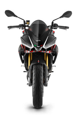 Aprilia Tuono 660 Factory in Dark Banshee, Frontansicht