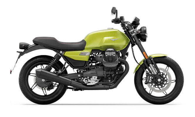 Moto Guzzi V7 Sport in Grün Legnano, Ansicht rechts