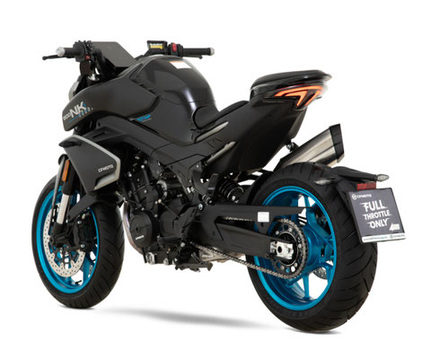 CFMOTO 800NK Advanced - Nebula Black - Ansicht hinten