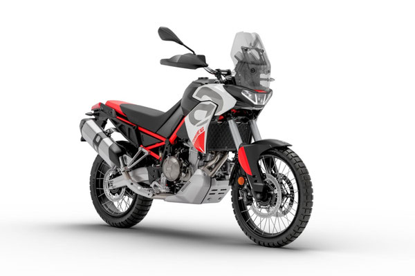 Aprilia Tuareg 660 - Hailstorm White - Ansicht vorne rechts