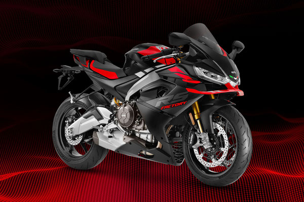 Aprilia RS 660 Factory - Dark Banshee - Aprilia Promo - Ansicht vorne rechts
