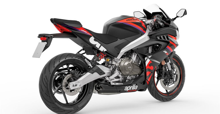 Aprilia RS 457 - Racing Stripes - Ansicht hinten rechts