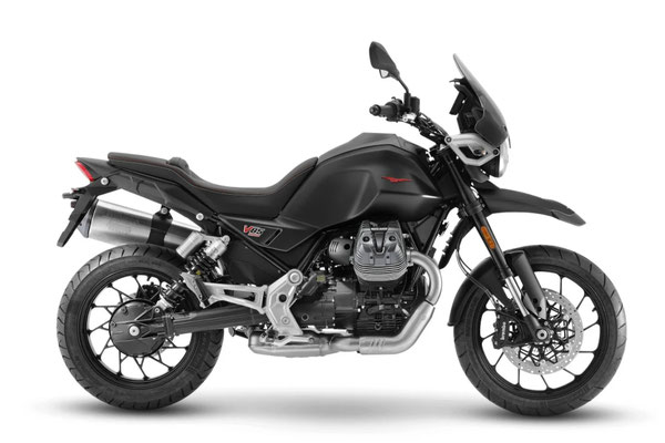 Moto Guzzi V85 Strada - Schwarz Isola - Ansicht rechts