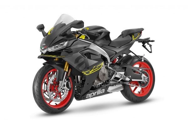 Aprilia RS 660 in Blue Marlin, Ansicht vorne links