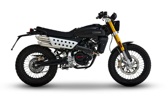 Fantic Caballero 125 - schwarz - Ansicht rechte Seite