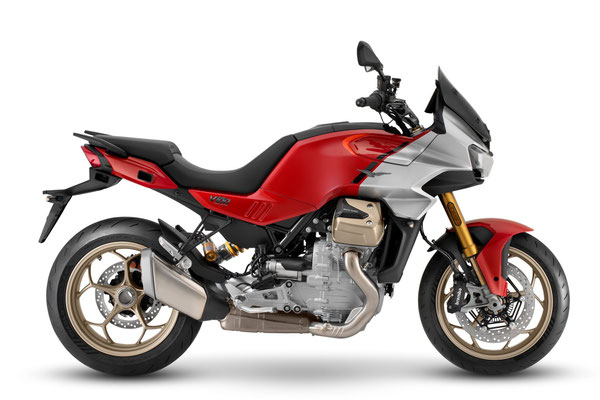 Moto Guzzi V100 Mandello S - Rosso Lava, rechte Ansicht