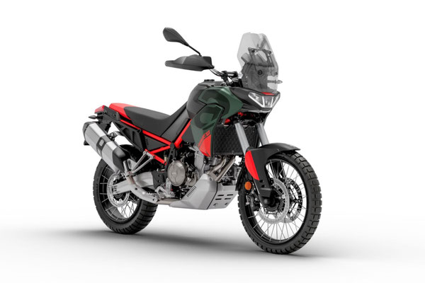 Aprilia Tuareg 660 - Tornado Green - Ansicht vorne rechts