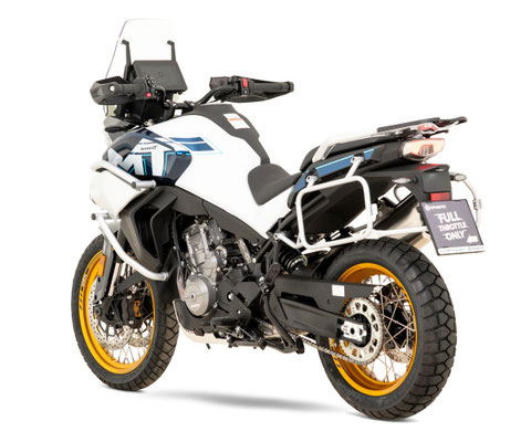 CFMOTO 800MT Explore - Starry White Ansicht hinten
