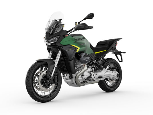 Moto Guzzi Stelvio PFF RAS - Verde Hiking, Ansicht linke Seite