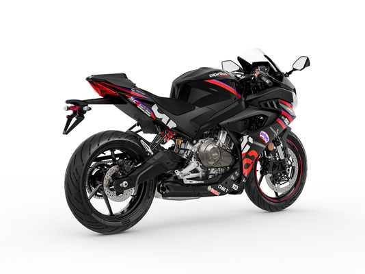 Aprilia RS 457 GP Replica, Ansicht hinten rechts