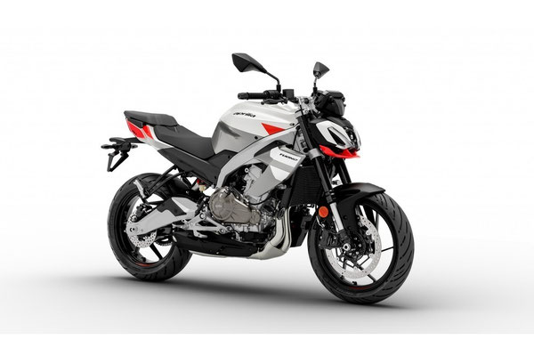 Aprilia Tuono 457 in Puma Grey, Ansicht vorne rechts
