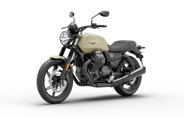 Moto Guzzi V7 Stone in Sabio Camo, Ansicht vorne links