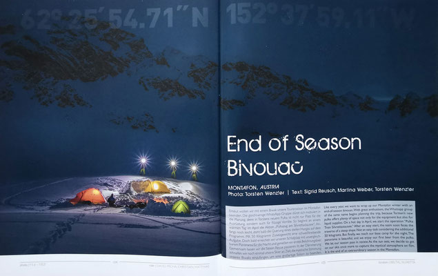 BERGE IM LICHT Fotostory im BACKLINE - BACKCOUNTRY FREESKIING PHOTO & STORY MAGAZINE 1