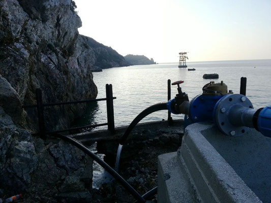 Prova di portata all'Isola del Giglio