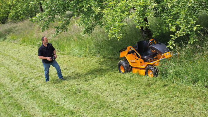 ASMOTOR ferngesteuerte Rasenmäher Huppertz Gartentechnik