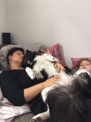 Delisha mit Frauchen