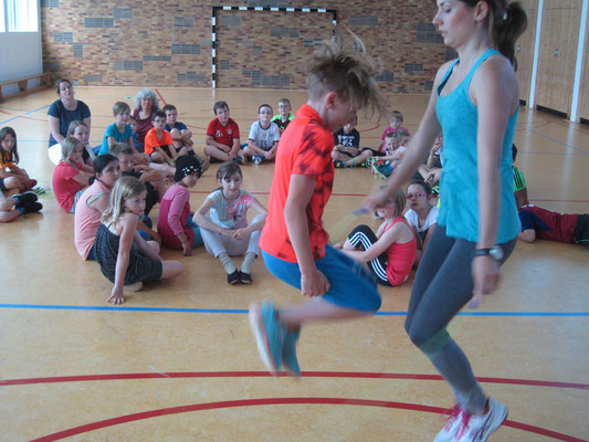 Workshop mit den Klassen 3