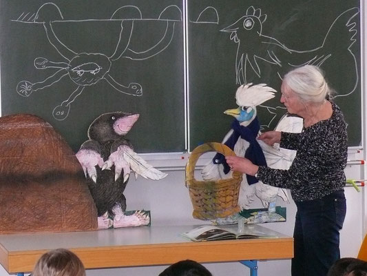 Das Huhn geht fort