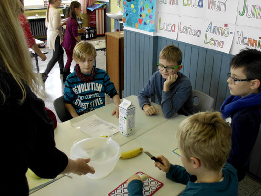 Arbeitsgruppe 3: Milchshakes herstellen