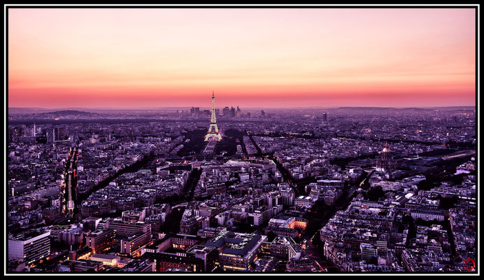 Vue depuis la Tour Montparnasse, Paris, France (2012)