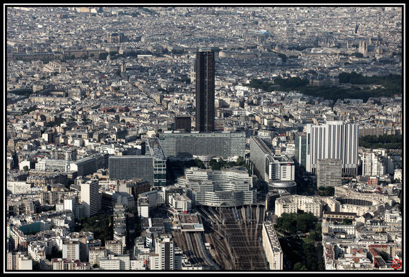 Gare Montparnasse et Tour Montparnasse, Paris, France (2013)