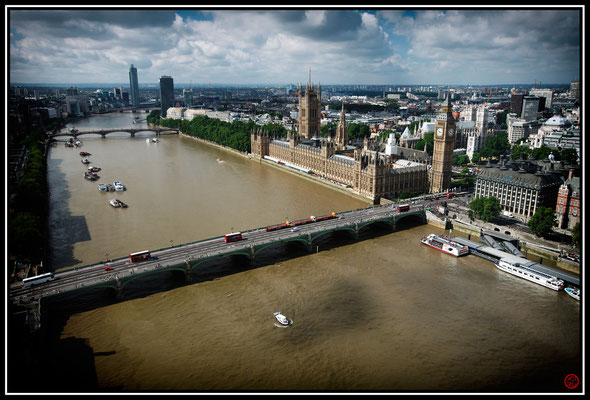 Parlement, Big Ben & la Tamise, Londres, Royaume-Uni (2013)