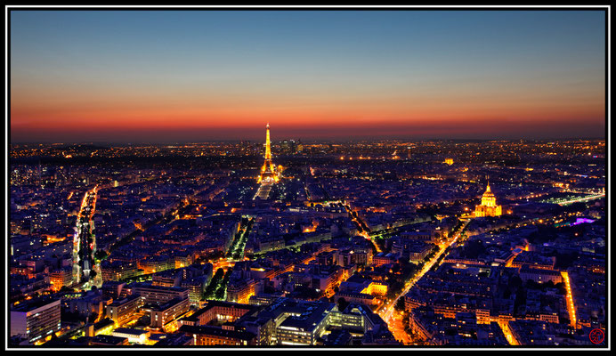 Vue depuis la Tour Montparnasse, Paris, France (2012)