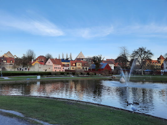 Park Almedalen in Visby.