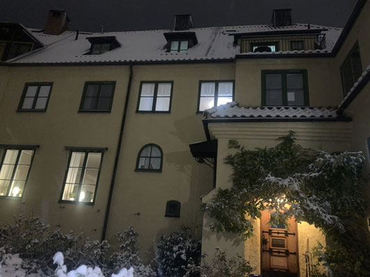 Gästehaus im Schnee