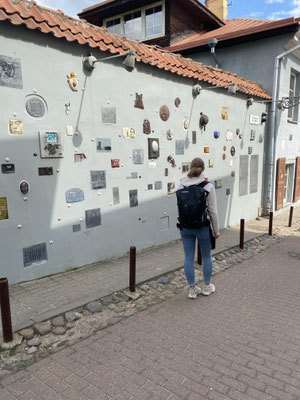 Literaturstraße in Vilnius