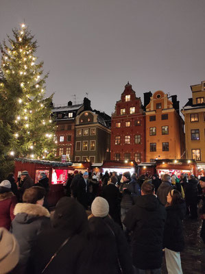 Weihnachtsmarkt in Stockholm