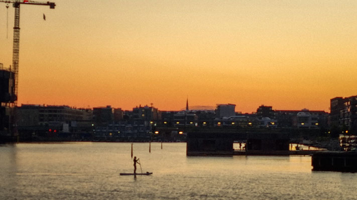 Nordhavn bei Sonnenuntergang