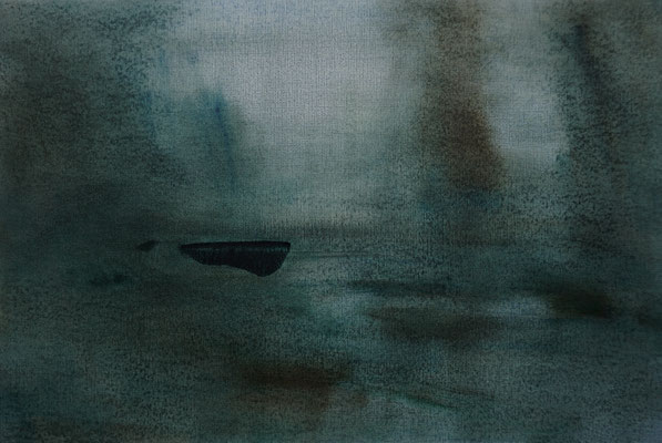 Royal Gardens #12 - Oil on paper, 30 x 46 cm. Available (DM if interested)