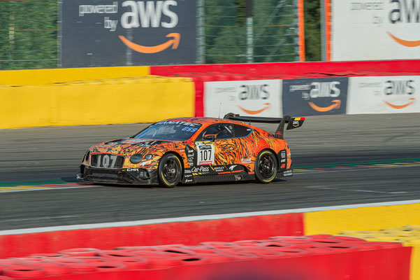 Total Energies 24 Heures Spa , CMR team , Nigel Bailly , Bentley Continental 