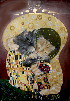 Hommage à Klimt, Kuss