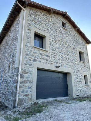 Maison-Ordek, façade, isolation thermique, joints de pierres, Péage Roussillon