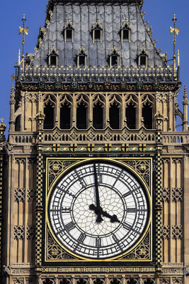Big Ben, Detailaufnahme, Westminster, London, England, Vereinigtes Königreich, Europa
