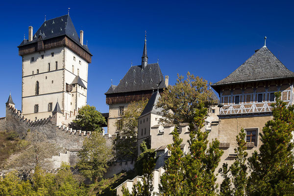 Burg Karlštejn, Karlstein, Tschechische Republik, Europa