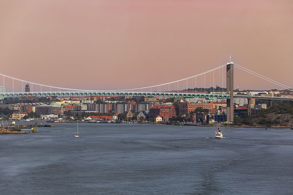 Älvsborgsbron-Brücke im Hafen von Göteborg, Västra Götalands län, Göteborg, Schweden, Skandinavien, Europa