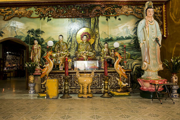 Statue in der Quoc Tu Pagode, Ho Chi Minh Stadt, Saigon, Vietnam, Südostasien