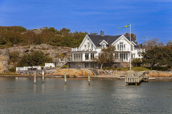 Die Insel Agnholmen im Archipel vor Göteborg, Schweden, Skandinavien, Europa