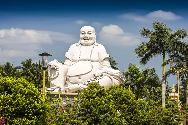Vinh Trang Pagoda, My Tho, Mekong Delta, Vietnam, Southeast Asia, Asia