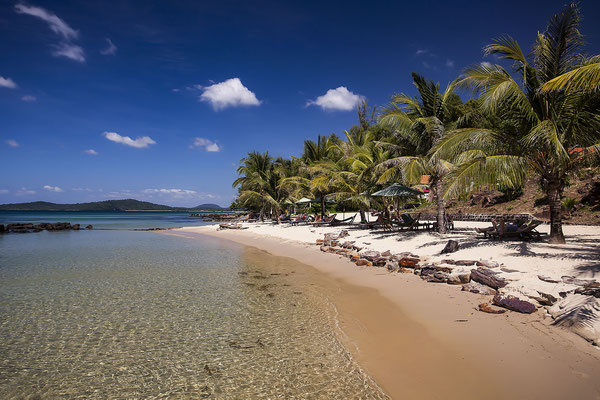 Strand am Eco Lodge-Resort, Phu Quoc island, Vietnam,Asien