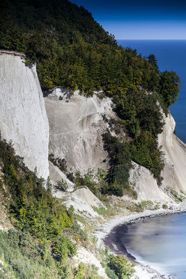 Kreidefelsen, Ostseeküste, Buchenhain, UNESCO-Weltkulturerbe, Nationalpark Jasmund, Insel Rügen, Mecklenburg-Vorpommern, Deutschland, Europa