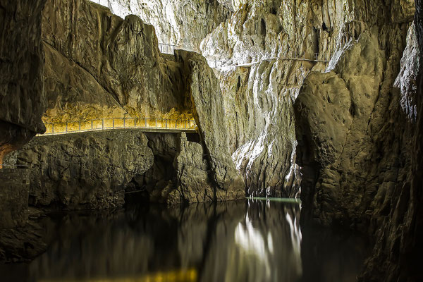 Höhle im Nationalpark Skocjanske, Istrien, Slowenien, Europa