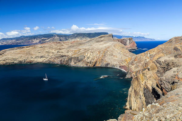 São Lourenço, vulkanische Halbinsel, felsige Küstenklippen, Ponta de San Lorenzo, Madeira, Portugal, Europa