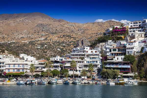 Das Küstendorf Agia Galini, Kreta, Griechenland, Europa