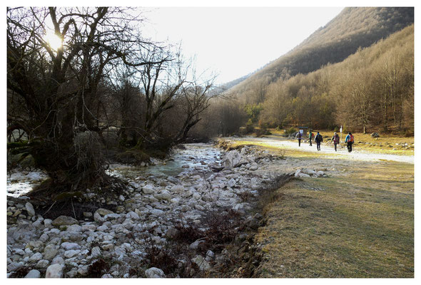 Ci avviciniamo al torrente Fondillo